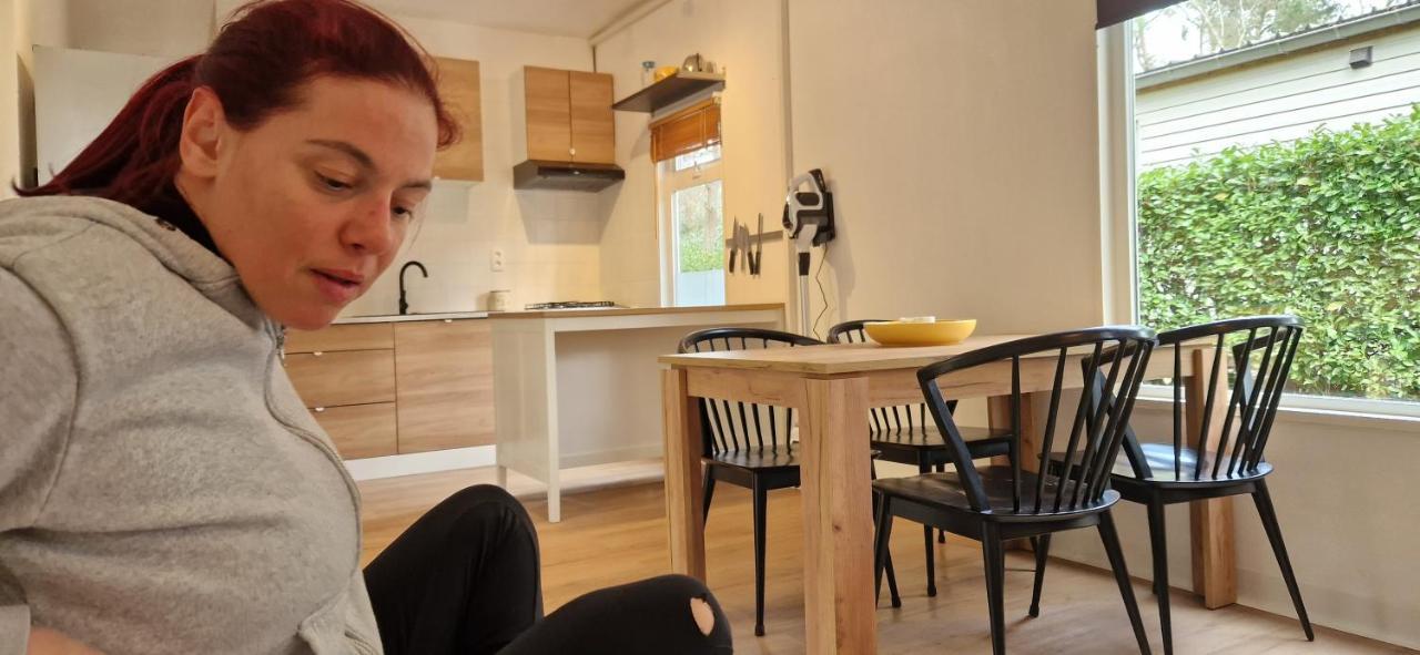 " Casitacuriosa " Chalet Op Camping Met Buitenzwembad Balen Dış mekan fotoğraf